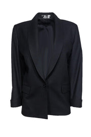 Current Boutique-Ted Lapidus - Black Tuxedo-Style Blazer Sz 8