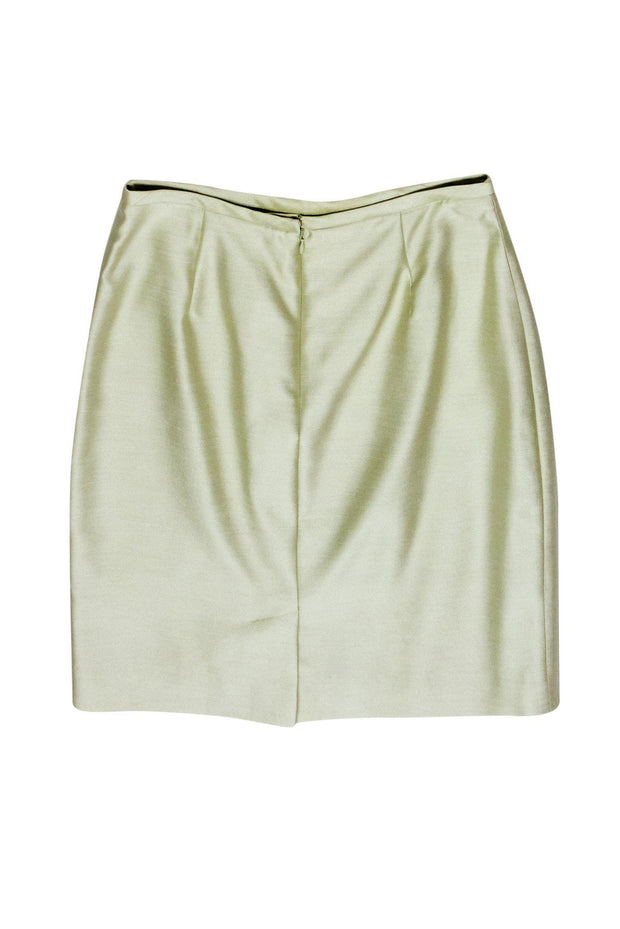 Current Boutique-Teri Jon - Pastel Green Pencil Skirt Sz 6