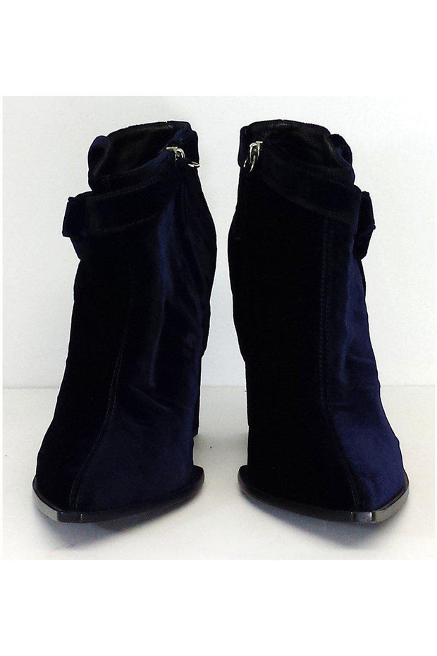 Current Boutique-Thakoon - Blue Velvet Booties Sz 9.5