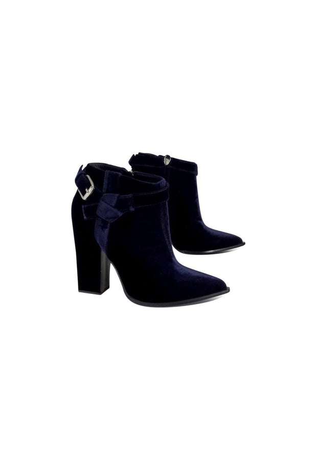 Current Boutique-Thakoon - Blue Velvet Booties Sz 9.5