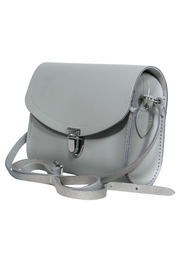 Current Boutique-The Cambridge Satchel Company - Grey Pushlock Crossbody