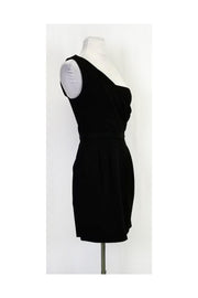 Current Boutique-Theory - Black One Shoulder Dress Sz 2