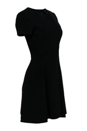 Current Boutique-Theory - Black Short Sleeve A-Line Dress Sz 0