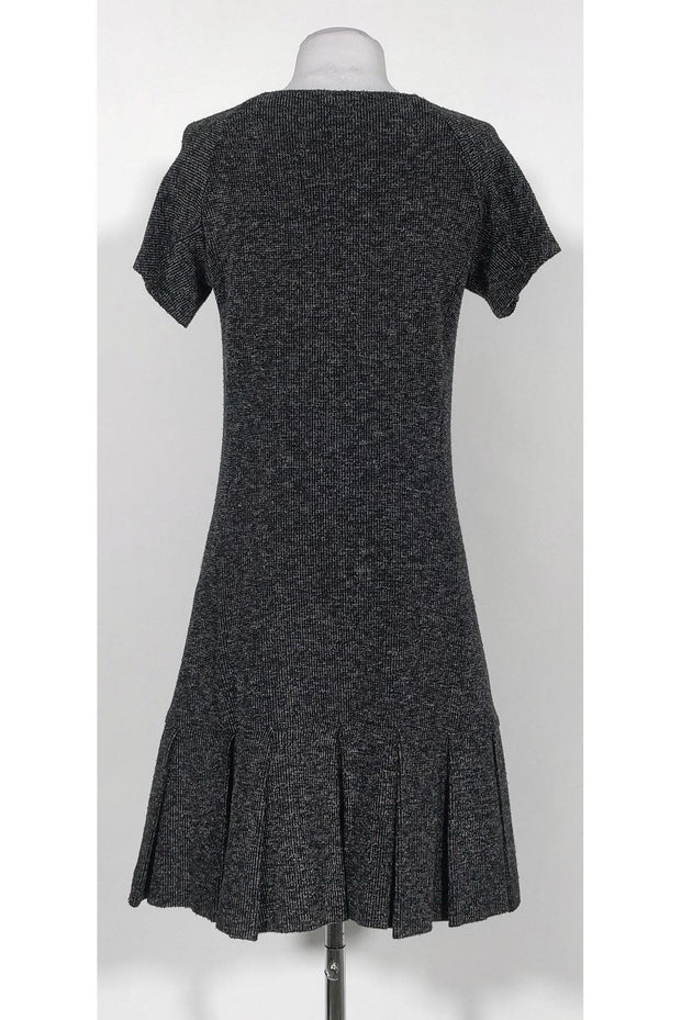 Current Boutique-Theory - Black & White Drop Waist Dress Sz M