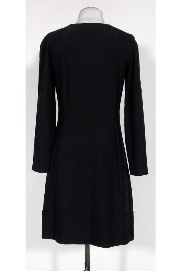 Current Boutique-Theory - Black Zip Front Dress Sz 6