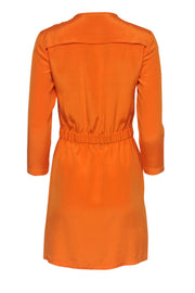 Current Boutique-Theory - Bright Orange A-Line Dress w/ Pockets Sz 2