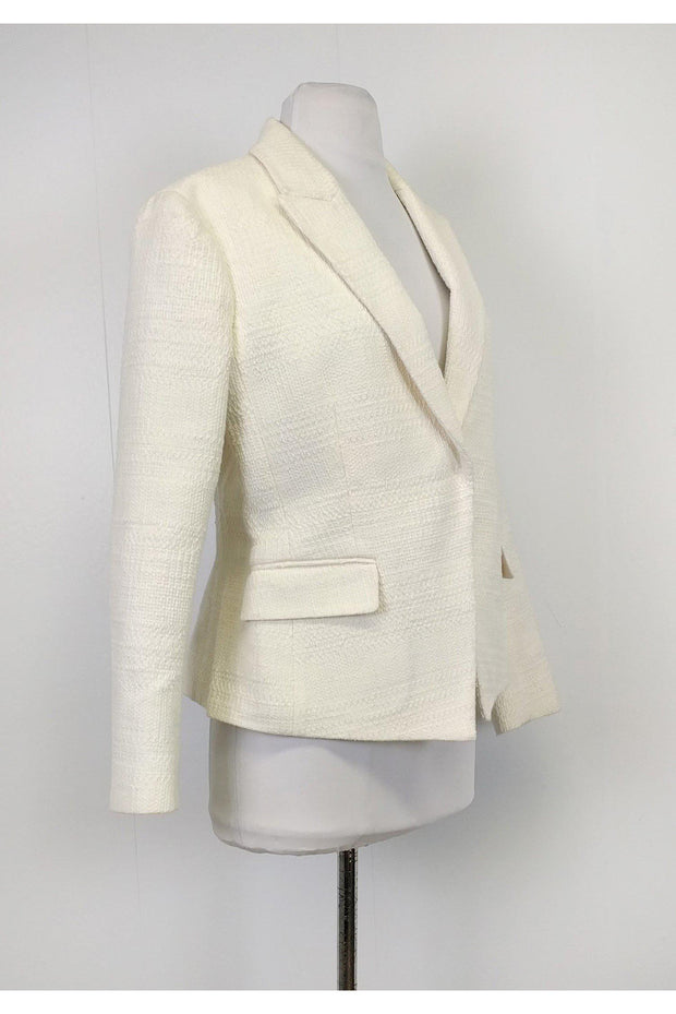 Current Boutique-Theory - Cream Textured Blazer Sz 10