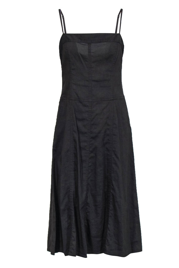 Current Boutique-Theory - Dark Grey Sleeveless Midi Sundress Sz 12