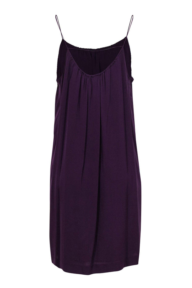 Current Boutique-Theory - Eggplant Strappy Mini Shift Dress Sz M