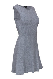 Current Boutique-Theory - Gray Speckled Flared Hem Knit Dress Sz P