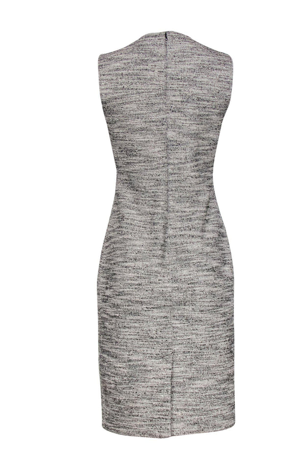 Current Boutique-Theory - Gray Speckled Tweed Sheath Dress Sz 6