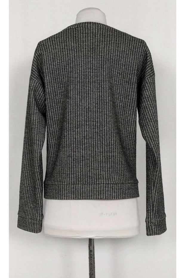 Current Boutique-Theory - Grey Striped Sweater Sz S