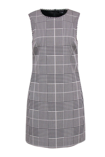 Current Boutique-Theory - Ivory & Black Houndstooth Sheath Dress Sz 8