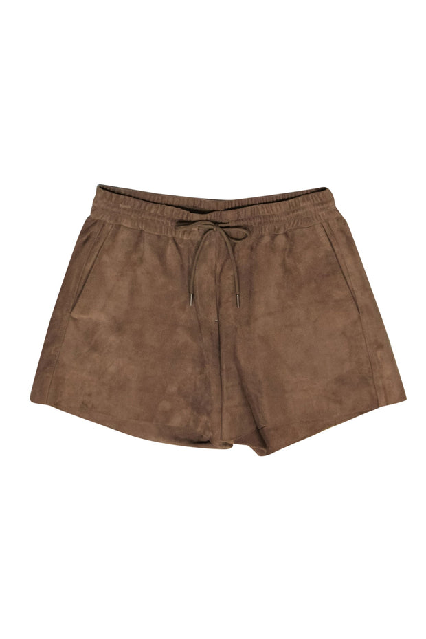 Current Boutique-Theory - Light Brown Suede Shorts Sz P