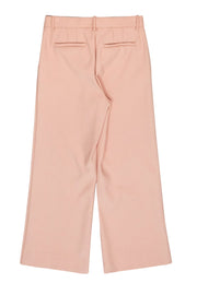 Current Boutique-Theory - Light Pink Wide Leg Cropped "Sprinza" Trousers Sz 4