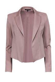 Current Boutique-Theory - Mauve Peak Lapel Cropped Blazer Sz 0