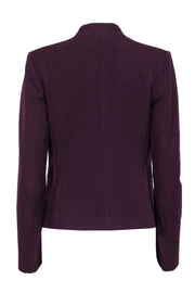 Current Boutique-Theory - Plum Open Front Blazer Sz 4