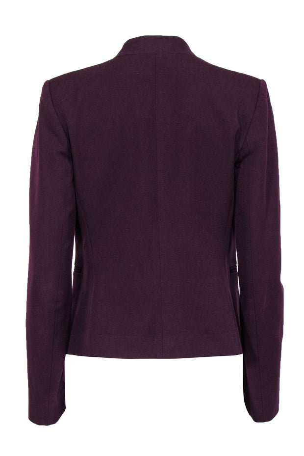 Current Boutique-Theory - Plum Open Front Blazer Sz 4