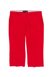 Current Boutique-Theory - Red Capri Pants w/ Button Cuffs Sz 0