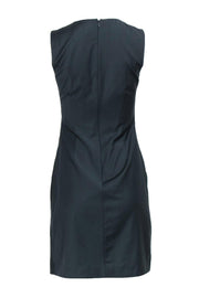 Current Boutique-Theory - Slate Gray Ruched Side Sheath Dress Sz 4