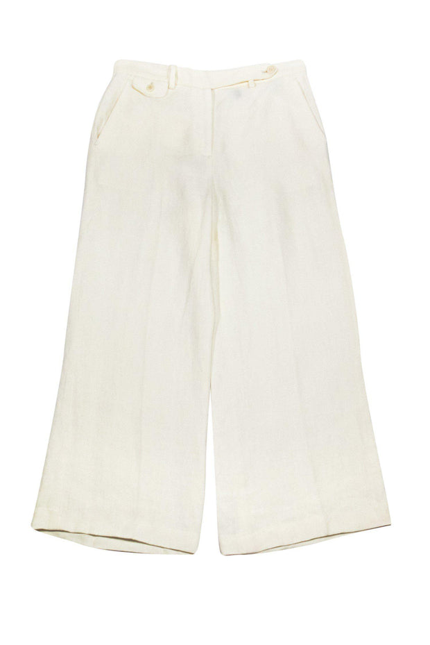 Current Boutique-Theory - White Wide Leg Pants Sz 2