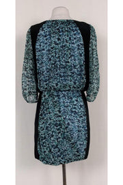 Current Boutique-Tibi - Black & Floral Silk Dress Sz 2