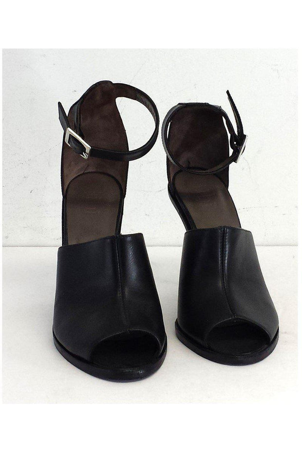 Current Boutique-Tibi - Black Leather Heels Sz 7