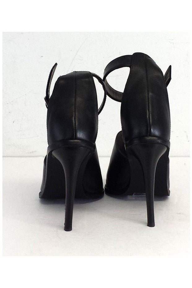 Current Boutique-Tibi - Black Leather Heels Sz 7