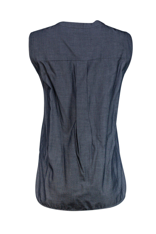 Current Boutique-Tibi - Chambray & White Top Sz 4