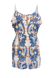 Current Boutique-Tibi - Paisley Print Dress w/ Ruffles Sz 2