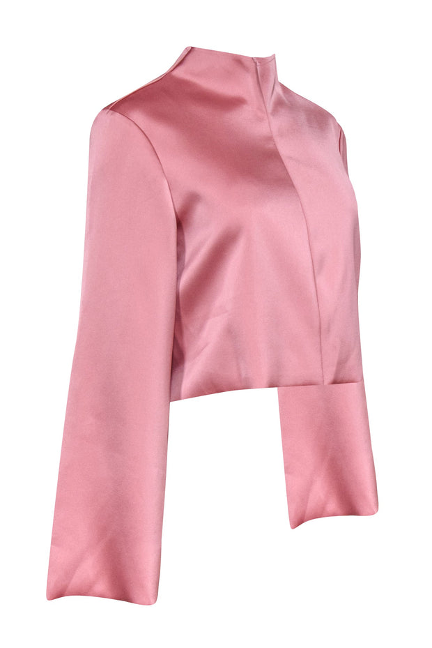 Current Boutique-Tibi - Pink Bell Sleeve Satin Blouse Sz 8