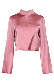 Current Boutique-Tibi - Pink Bell Sleeve Satin Blouse Sz 8