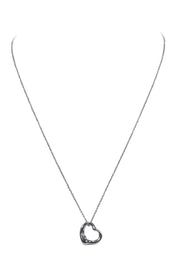 Current Boutique-Tiffany & Co. - Sterling Silver Open Heart Pendant Necklace