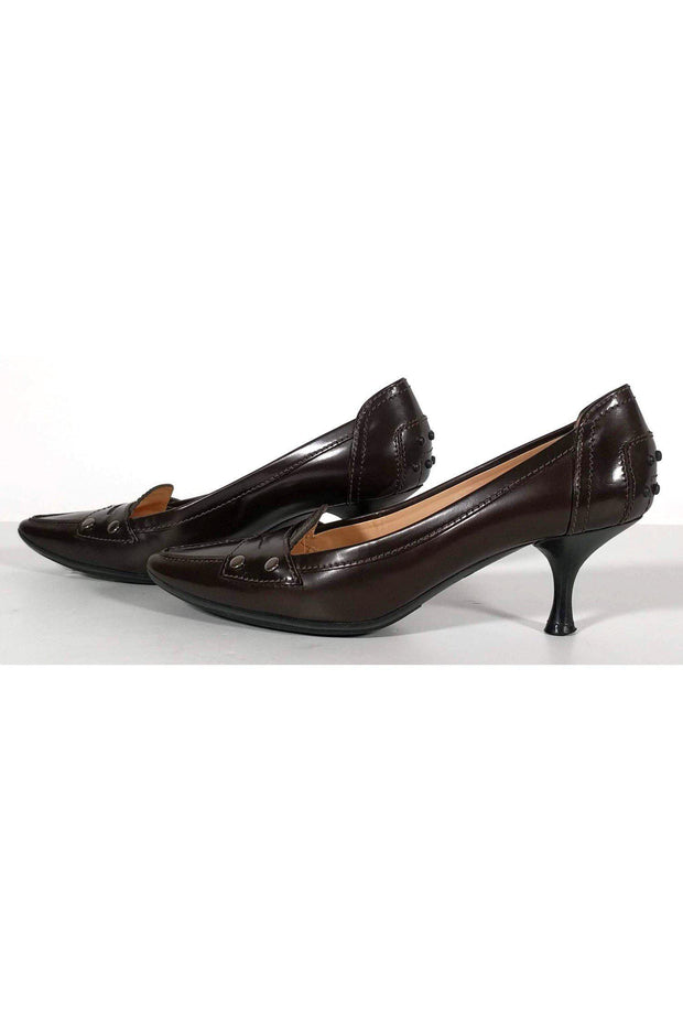 Current Boutique-Tod's - Brown Pointed Pumps Sz 6