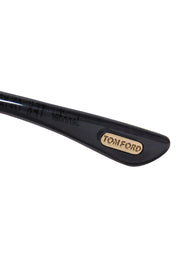 Current Boutique-Tom Ford - Black "Jennifer" Oval Sunglasses