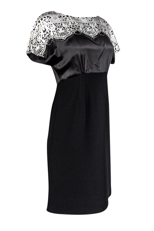 Current Boutique-Tory Burch - Black Dress w/ Filigree & Beading Sz 4