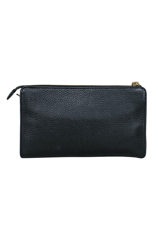 Current Boutique-Tory Burch - Black Pebbled Leather Crossbody