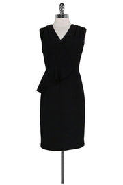 Current Boutique-Tory Burch - Black Peplum Dress Sz 2