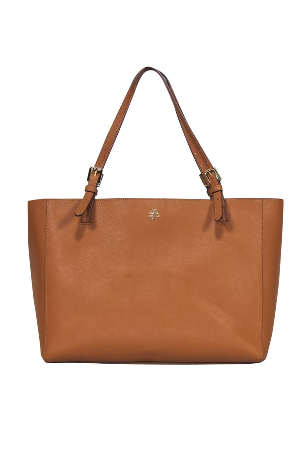 Current Boutique-Tory Burch - Brown Large Textured Tote Bag