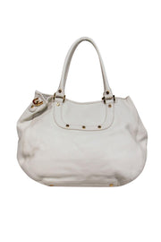 Current Boutique-Tory Burch - Cream Pebbled Leather Satchel