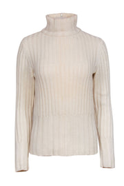 Current Boutique-Tory Burch - Ivory Cashmere Turtleneck Sweater Sz S