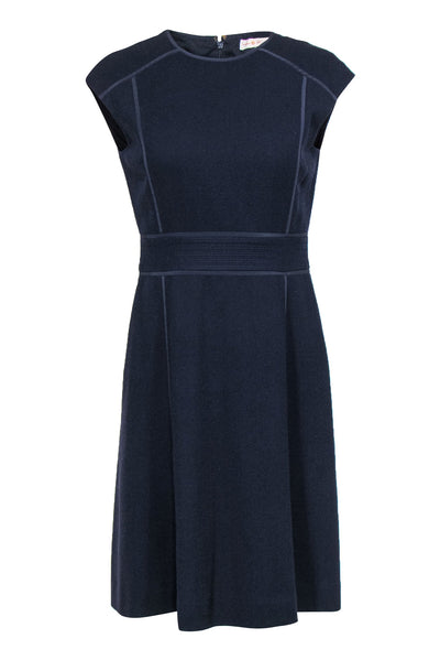 Current Boutique-Tory Burch - Navy A-Line Dress w/ Piping Sz 4