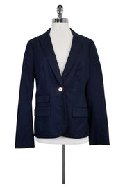 Current Boutique-Tory Burch - Navy Gold Button Blazer Sz 10