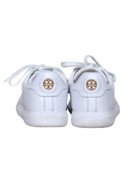 Current Boutique-Tory Burch - White Leather "Howell Court" Sneaker Sz 7.5