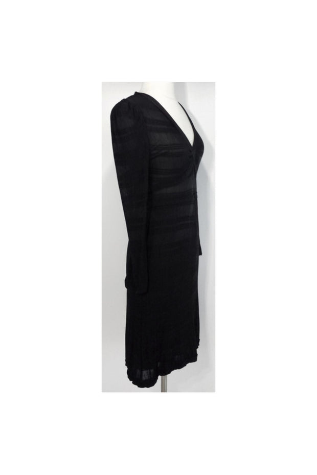 Current Boutique-Tracy Reese - Black Keyhole Back Dress Sz 2