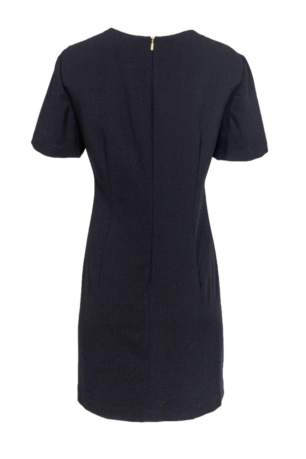 Current Boutique-Trina Turk - Black Crepe Shift Dress Sz 12