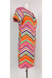 Current Boutique-Trina Turk - Bold Chevron Shift w/ Pockets Sz 8