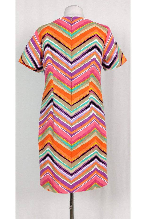 Current Boutique-Trina Turk - Bold Chevron Shift w/ Pockets Sz 8