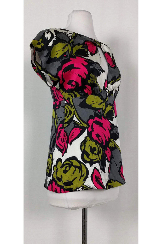 Current Boutique-Trina Turk - Floral Print Blouse Sz 4