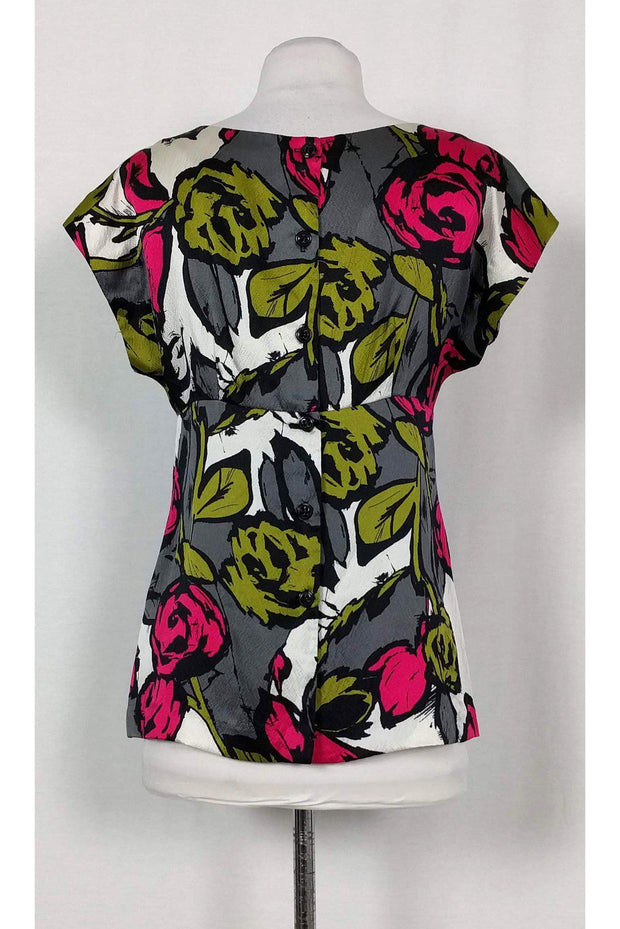 Current Boutique-Trina Turk - Floral Print Blouse Sz 4